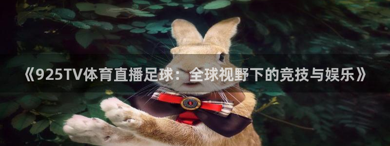 《925TV体育直播足球：全球视野下的竞技与娱乐》