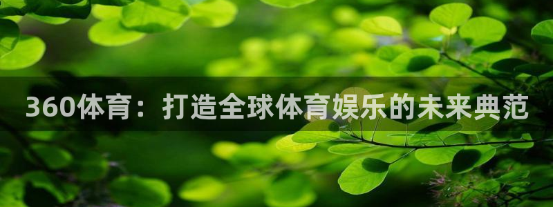 178直播免费体育直播：360体育：打造全球体育娱乐的未来典范